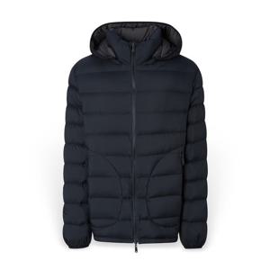 [헤지스] 남성 경량 리버시블 후드 탈착 구스다운 점퍼 HZJU5D686BK