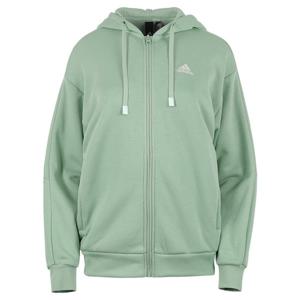 아디다스 여성 WORD 루즈핏 플리스 후드 집업 자켓 IK9894