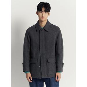 [빈폴멘] 울 블렌드 숏 헌팅 코트 애쉬 (BC5Y30C254)