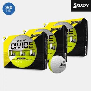 [스릭슨]3더즌 36알던롭코리아  스릭슨 Z스타9 디바이드 골프볼