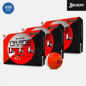 [스릭슨]3더즌 36알던롭코리아  스릭슨 Z스타9 디바이드 골프볼