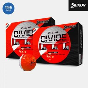 [스릭슨]2더즌 24알던롭코리아  스릭슨 Z스타9 디바이드 골프볼