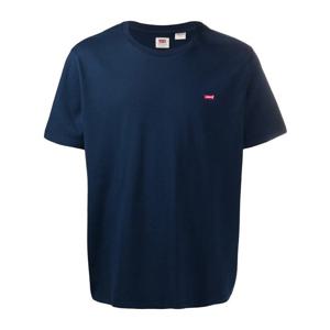 리바이스 크루넥 스트레이트 헴 코튼 티셔츠 566050017 NAVY