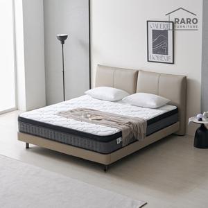 라로퍼니처 브리튼 1800 가죽 호텔식 라지킹 침대 LK 유로탑 매트리스 포함