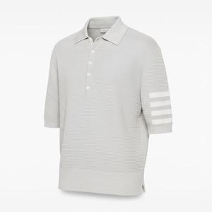 배송 톰브라운 4바 와플 폴로 남성 반팔 니트 MKP125A Y6011 065