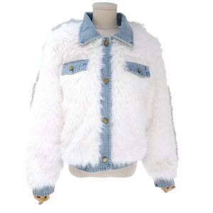 [스튜디오화이트]데님배색퍼자켓MKCJKP929