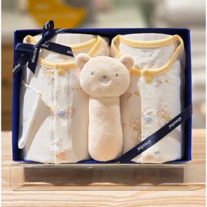 압소바 HK 비행기 7부내의 바디슈트 딸랑이세트(26년여름신상품) (A1B10382H)