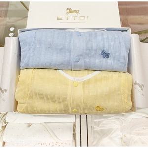 (에뜨와) (07T35760M) (쌍둥이백일돌선물)베키7부내의(2종세트) (유아/출산/백일/돌선물/조카선물)