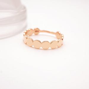 오팔하우스 14k 민자 서클 밴드 반지 OPDLR1757