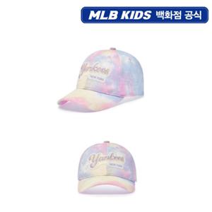 [MLB키즈PG] 여아 스트릿 나염 볼캡 (7FCPB166N-50PKL)