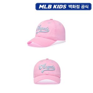 [MLB키즈PG] 여아 엔젤스 레터링 볼캡 (7FCPB036N-41PKS)