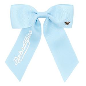 [베베드피노]베베드피노 스카이블루 로고 리본 헤어핀_BP51AA437-N