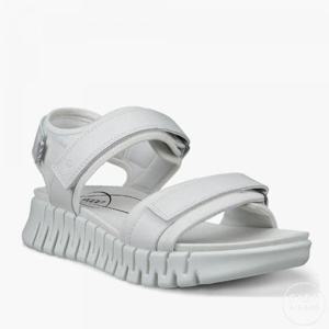 에코 그루브 솔 여성 샌들 화이트 W 213103 01007