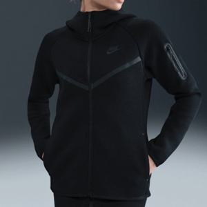 나이키후드집업 HQS HV6748-010 스포츠웨어 테크 플리스 윈드러너 여성 풀집 후디