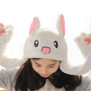 토끼 귀모자 움직이는 캐릭터 모자 귀달이 귀덮개