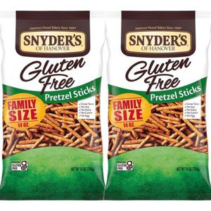 해외배송 Snyders of Hanover 스나이더스하노버 글루텐 프리 프레첼 스틱 396g 2개