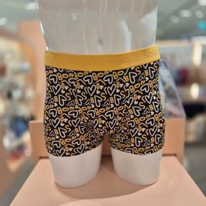 [솔브] 폴리50D 스판 솔브 하트나염 남성드로즈팬티 SMP6160T YE