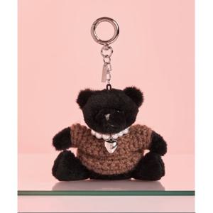 [닥스] 곰돌이 키링 겸 참장식(옷 탈부착 가능)DCHO4F055BK