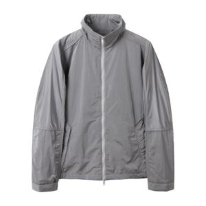 [커스텀멜로우]그레이 나일론 윈드브레이커 자켓 CWUAM25311GYX