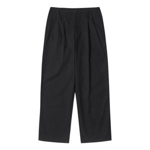 [커스텀멜로우]블랙 와이드 핏 코튼 셋업 팬츠 CWPAS25242BKX
