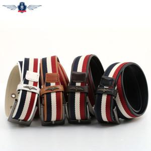 [제임스마틴] 로고장식 삼색디자인 가죽 벨트 (JMBT14F-09)