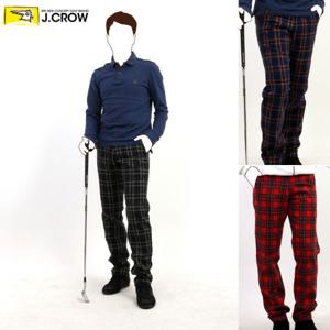 [제이크로우] 선염 울혼방 체크 골프 팬츠 (JCPT14W-WOOL CHECK)
