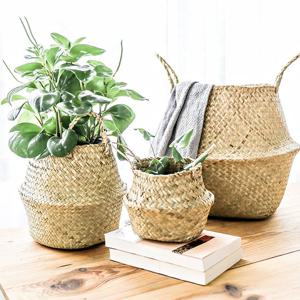 라탄바구니 (L) 화분커버 해초바구니