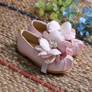 한설한복 핑크 플라워 돌 여아꽃신 702.M