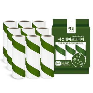 아임 돌돌이 테이프클리너 리필 90회x9개 사선 먼지제거