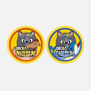 [48개세트][사조X어펫] 에이스 더블참치 + 치킨참치 90g (각24개 고양이 간식