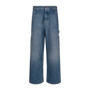 보테가베네타 와이드 빈티지 인디고 카고 진 813526 V42W0 4715