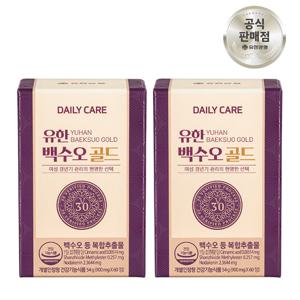 유한양행 유한백수오골드 갱년기 케어 60정 x 2개 (60일분)