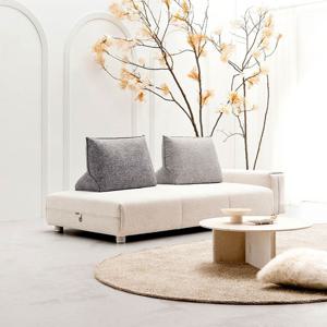 [봄소와_New Year 20%+5만원 혜택 ] 너울가지 3인용 알파인 패브릭 등받이 이동형 소파