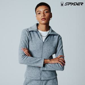 [스파이더] 여성 트레이닝 골지 셋업 집업 SPIFCNFT251WMGR
