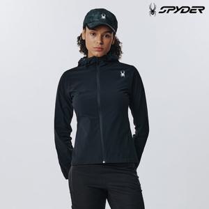 [스파이더] 여성 에센셜 라이트 윈드브레이커 SPIFCNJK171WBLK