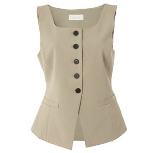 [에이비에프지]단추포인트 슬림핏정장베스트세덥-베스트 APY5QVA1G