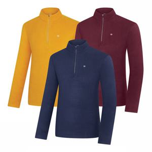 콜핑 남성 겨울 기모 초극세 후리스 등산 반집업 티셔츠