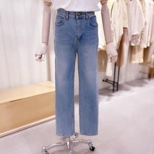 [시에로]SJ2DPF144_하이웨스트 일자핏 라이트 데님 진 팬츠