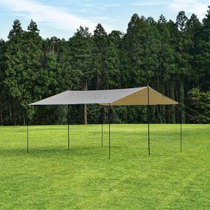 UNIFLAME(유니프레임) 레보 REVO 스퀘어 타프 4x4 TAN 682302 그늘막 탄