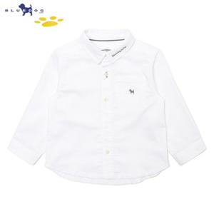 블루독베이비[hu] 24.FW IV)옥스포드카라셔츠 44A19-320-01 셔츠 유아카라셔츠 베이직셔츠 기본남방 외출복
