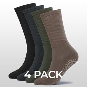 [GS특가] 테슬라 논슬립 필라테스 요가 양말 4팩 TM-FZS624