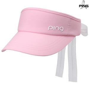 [핑골프][양말증정]여성 뒷리본 썬바이저 121E1CP052_PK