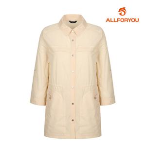 [올포유] 여성 셔츠형 허리스트링 사파리 점퍼 ALFRL3321-102_G