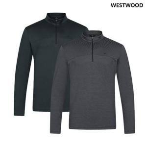 [웨스트우드] 남성 스트라이프 집업티셔츠_WP1MTTS305