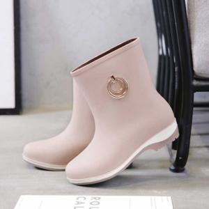 발목 숏부츠 여름 신발 방수 장화 여자 친구 선물