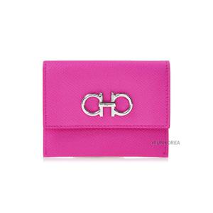 [페라가모] SS25 여성 간치니 카드지갑 22 0861 CHERISE PINK 0779902