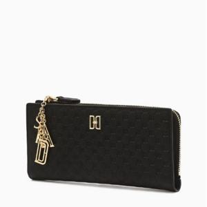 [닥스] 블랙 DD로고 소가죽 슬림 장지갑 DCWA5F528BK