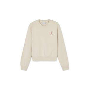 MLB긴팔티 PQJ 3FMTB0244-43CRD 여성 베이직 원형로고 크롭 맨투맨 보스턴 레드삭스