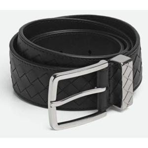 보테가베네타 가죽 벨트 843902V5XN1 8803 BLACKSILVER