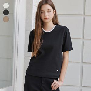 [GUESS]게스진 여성 베이직 반팔티셔츠(OP3K5420)